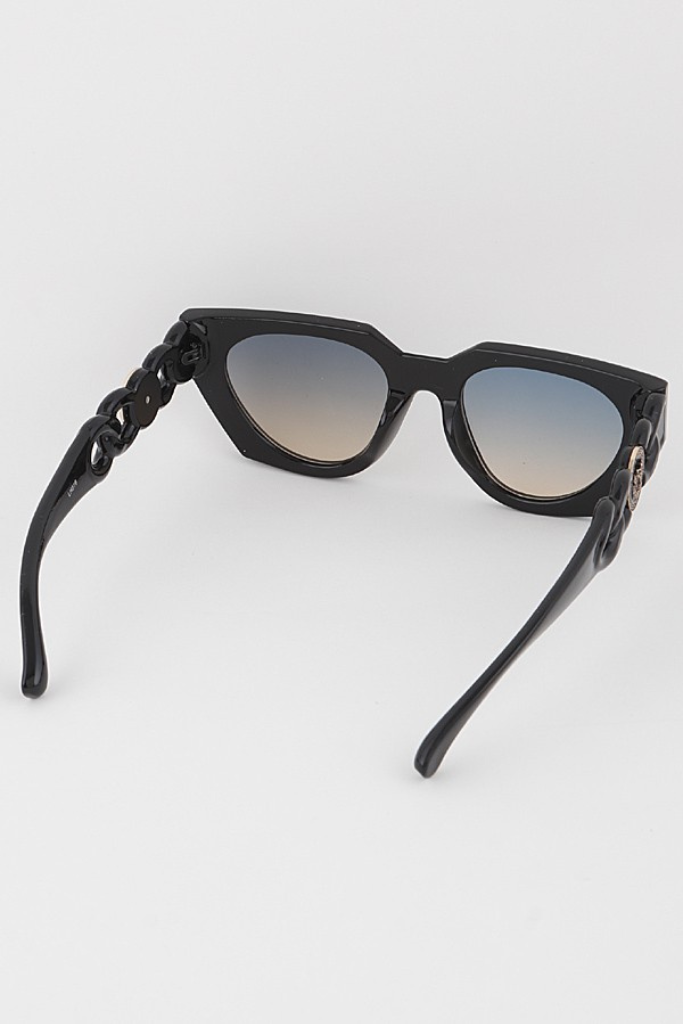 Geometric Cat Eye Sunglasses