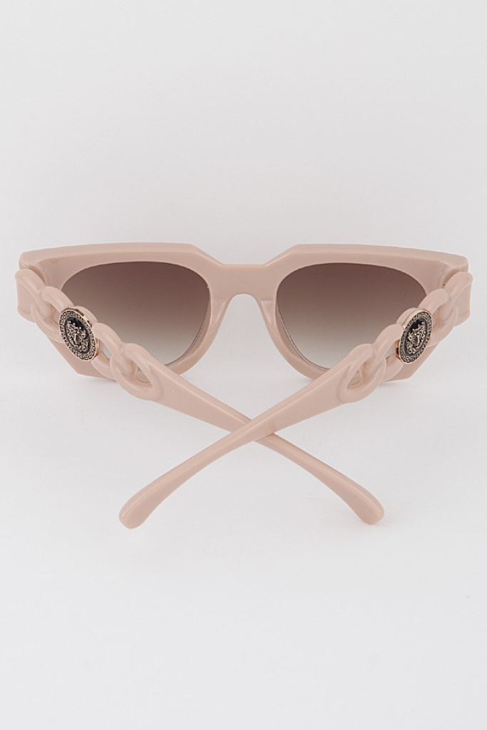 Geometric Cat Eye Sunglasses