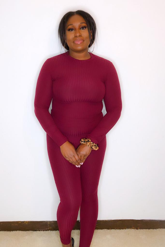 Netflix and Chill (Burgundy) - The Style District