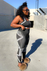 Seamless Legging Set (Black) - The Style District