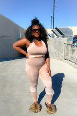 Seamless Legging Set (Nude) - The Style District