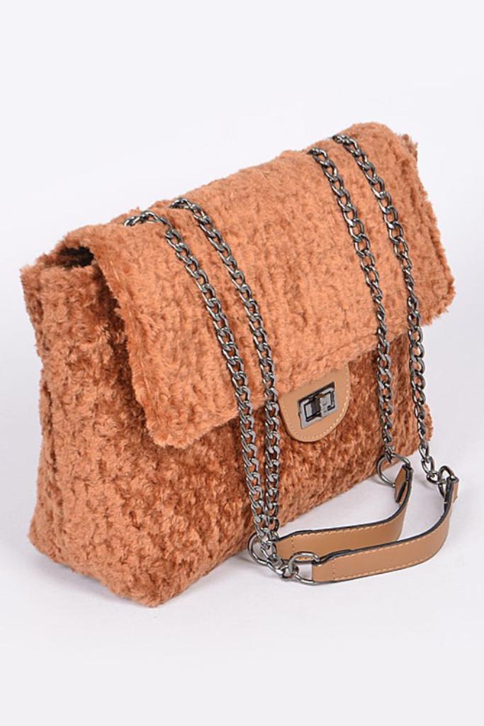 Chanel Faux Suede Crossbody Bags