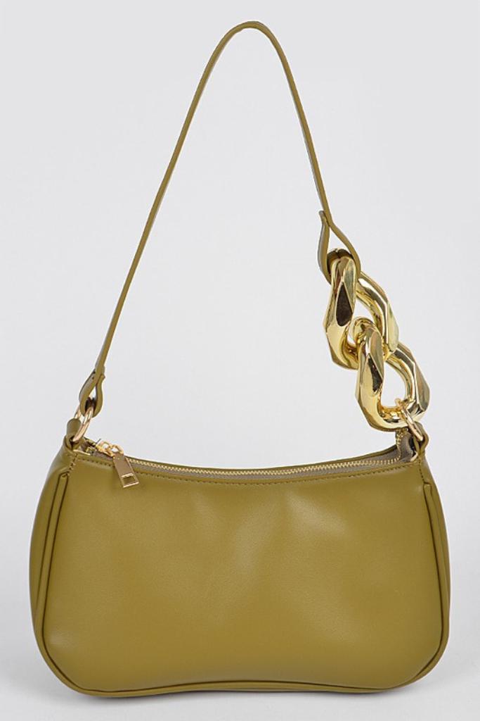 Olivia Faux Leather Shoulder Bag